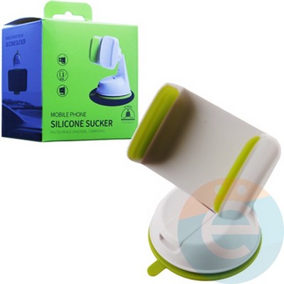 Держатель автомобильный для смартфонов Holder бело-зелёный - фото 18634