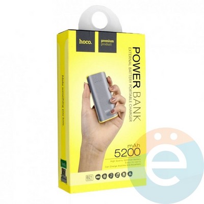 Дополнительный аккумулятор  B21 1USB 5200 m/Ah серый - фото 19317