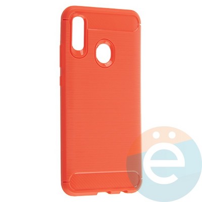 Накладка силиконовая Carbon 360 1 на Huawei P-Smart 2019/Honor 10 Lite красная - фото 19928