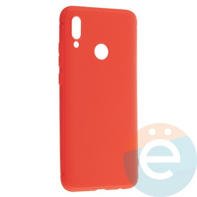 Накладка силиконовая Soft Touch ультратонкая для Huawei P Smart 2019/Honor 10 Lite красная - фото 19961