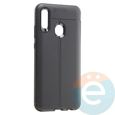 Накладка силиконовая 360 с кожаными вставками на Huawei P Smart 2019/Honor 10 Lite черная - фото 19968