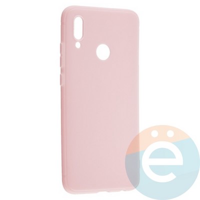 Накладка силиконовая Soft Touch ультратонкая для Huawei P Smart 2019/Honor 10 Lite розовая - фото 20053