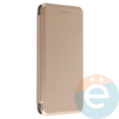 Чехол книжка боковой Fashion Case для Xiaomi Redmi 4x золотистый - фото 20254