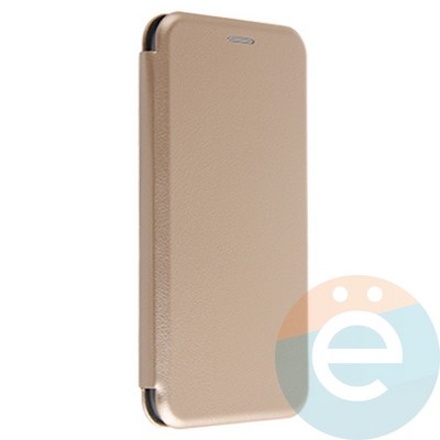 Чехол книжка боковой Fashion Case для iPhone Xs Max золотистый - фото 20260