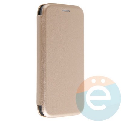Чехол книжка боковой Fashion Case для Samsung Galaxy J3 2017 золотистый - фото 20287