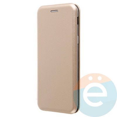 Чехол книжка боковой Fashion Case для Samsung Galaxy J6 2018 золотистый - фото 20299