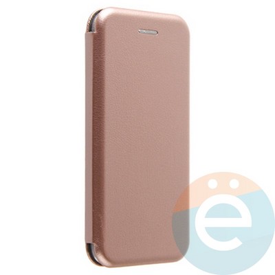 Чехол книжка боковой Fashion Case для iPhone 6/6s розово-золотистый - фото 20329