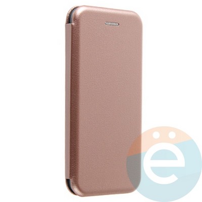 Чехол книжка боковой Fashion Case для iPhone 7/8 розово-золотистый - фото 20341