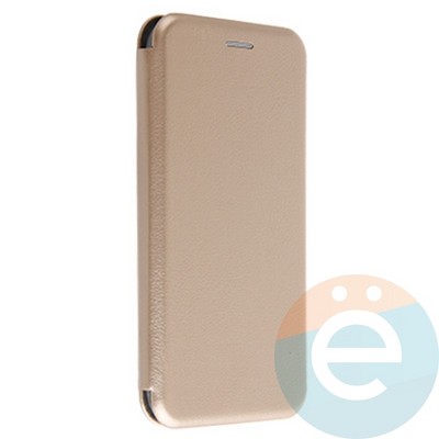 Чехол книжка боковой Fashion Case для iPhone Xr золотистый - фото 20374