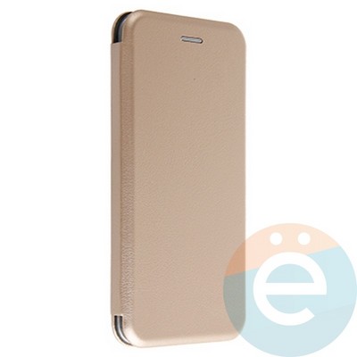 Чехол книжка боковой Fashion Case для iPhone 6/6s Plus золотистый - фото 20398