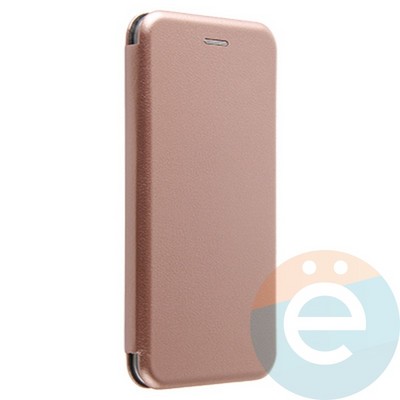 Чехол книжка боковой Fashion Case для iPhone 6/6s Plus розово-золотистый - фото 20401