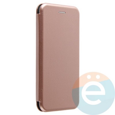 Чехол книжка боковой Fashion Case для Xiaomi Redmi 5 Plus розово-золотистый - фото 20431