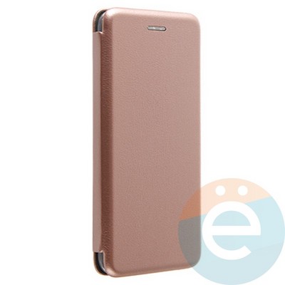 Чехол книжка боковой Fashion Case для Huawei Honor 8 розово-золотистый - фото 20479