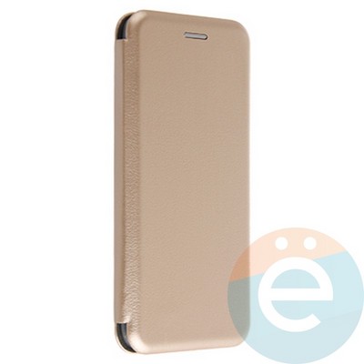 Чехол книжка боковой Fashion Case для Huawei P20 золотистый - фото 20524
