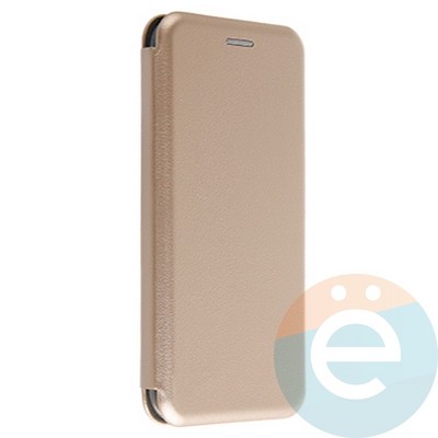 Чехол книжка боковой Fashion Case для Huawei P20 Lite золотистый - фото 20536