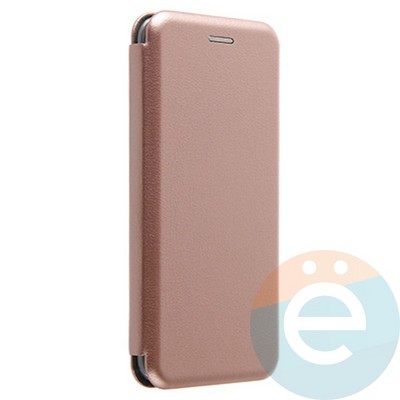 Чехол книжка боковой Fashion Case для Xiaomi Redmi 6A розово-золотистый - фото 20587