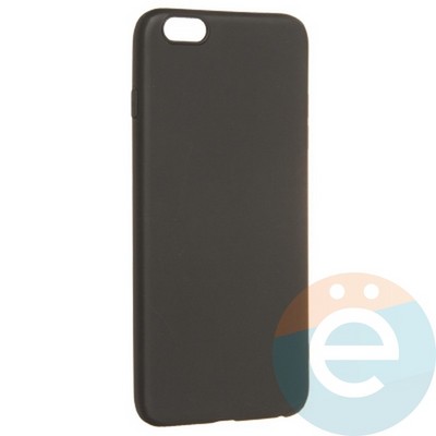Накладка силиконовая Soft Touch ультратонкая для Apple iPhone 6 Plus/6s Plus черная - фото 21007
