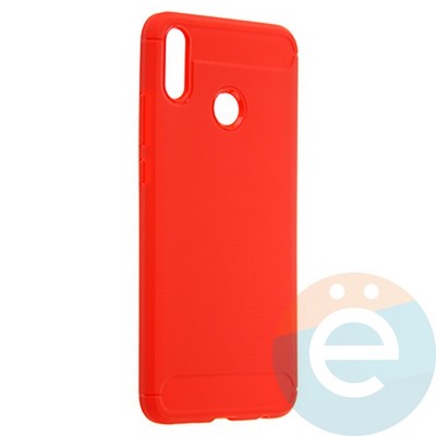 Накладка силиконовая Carbon 360 на Huawei Honor 8X красная - фото 21665