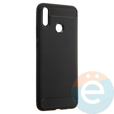 Накладка силиконовая Carbon 360 на Huawei Honor 8X черная - фото 21668