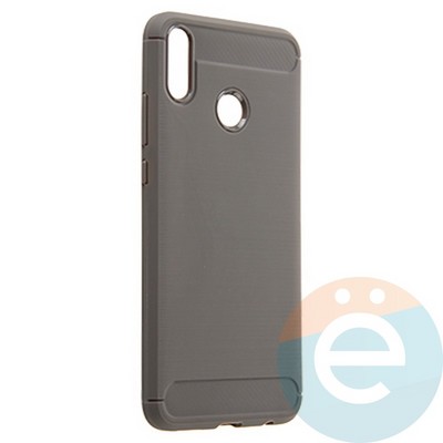Накладка силиконовая Carbon 360 на Huawei Honor 8X серая - фото 21671