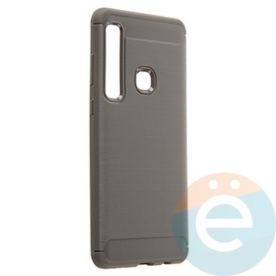 Накладка силиконовая Carbon 360 на Samsung A9 2018 серая - фото 21706