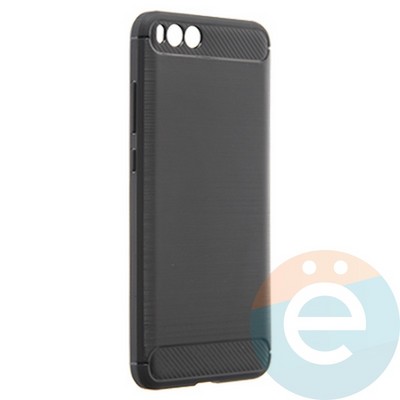 Накладка силиконовая Carbon 360 на Xiaomi Mi Note 3 черная - фото 21762