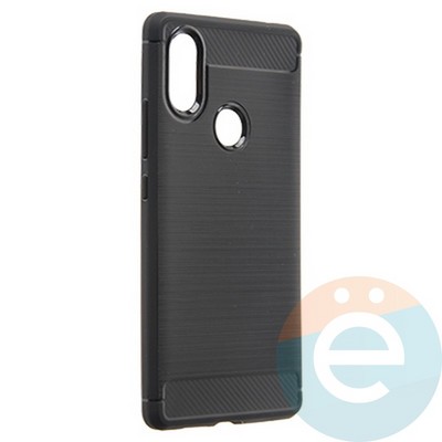 Накладка силиконовая Carbon 360 на Xiaomi Mi 8 SE черная - фото 21774