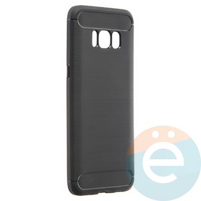 Накладка силиконовая Carbon 360 на Samsung S8 черная - фото 21795