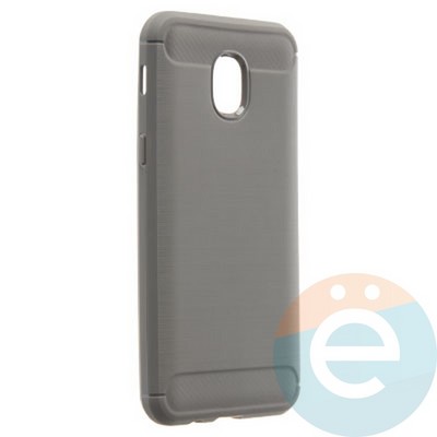 Накладка силиконовая Carbon 360 на Samsung J3 2018 серая - фото 21927