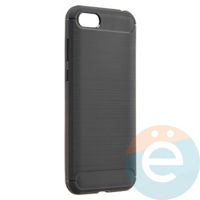 Накладка силиконовая Carbon 360 на Huawei Y5 2018/ Honor 7A черная - фото 21984