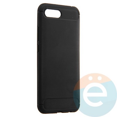 Накладка силиконовая Carbon 360 на Huawei Honor 10 черная - фото 21990