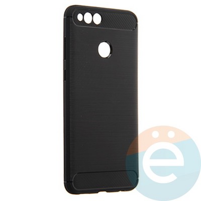 Накладка силиконовая Carbon 360 на Huawei 7X черная - фото 22035