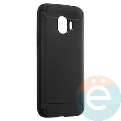 Накладка силиконовая Carbon 360 на Samsung J2 2018 черная - фото 22044