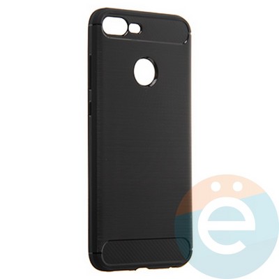 Накладка силиконовая Carbon 360 на Huawei Honor 9 Lite черная - фото 22077