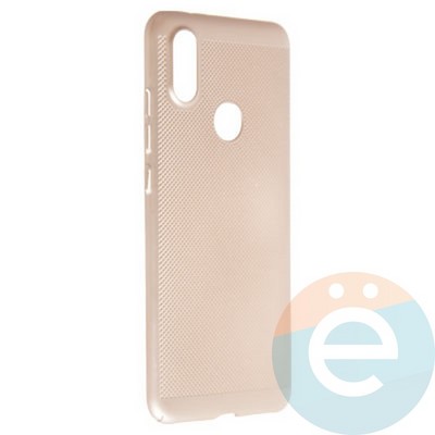 Накладка пластиковая перфорированная на Xiaomi Mi 6X/A2 золотистая - фото 22970