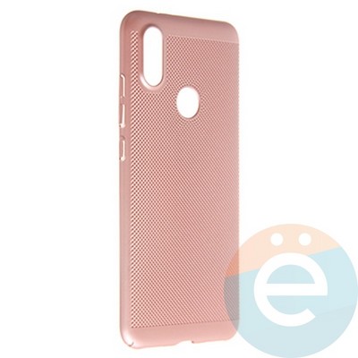 Накладка пластиковая перфорированная на Xiaomi Mi 6X/A2 розовая - фото 22973