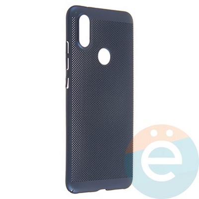 Накладка пластиковая перфорированная на Xiaomi Mi 6X/A2 синяя - фото 22976