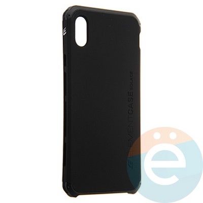 Накладка противоударная Element Case на Apple iPhone XS Max черная - фото 23143