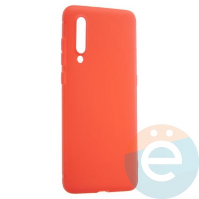 Накладка силиконовая Soft Touch ультратонкая для Xiaomi Mi 9 красная - фото 23295