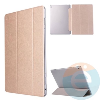 Чехол-книжка пластиковый для планшета Huawei MediaPad M3 10.1 золотистый - фото 26154