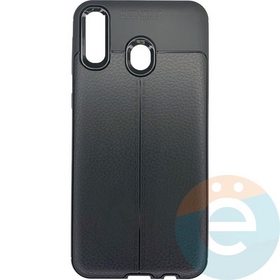 Накладка силиконовая Carbon 360 на Samsung M20 серая - фото 26317