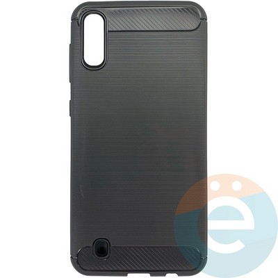 Накладка силиконовая Carbon 360 на Samsung M10 серая - фото 26320