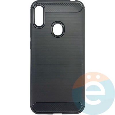 Накладка силиконовая Carbon 360 на Huawei Y6 2019/Honor 8A серая - фото 26324