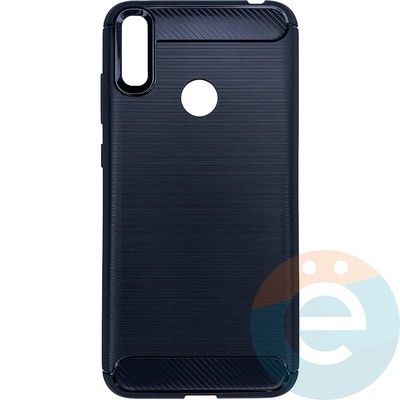 Накладка силиконовая Carbon 360 на Huawei Y7 2019 черная - фото 26327