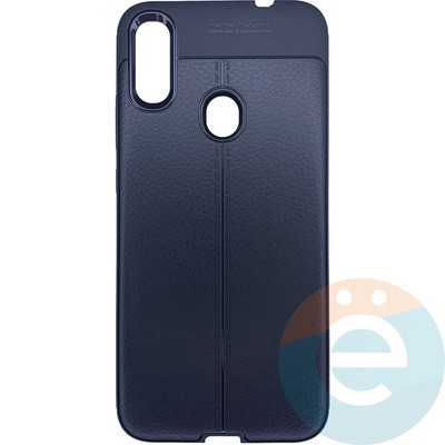 Накладка силиконовая 360 с кожаными вставками на Xiaomi Redmi Note 7 серая - фото 26364