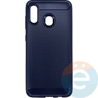 Накладка силиконовая Carbon 360 на Samsung A30 черная - фото 26376