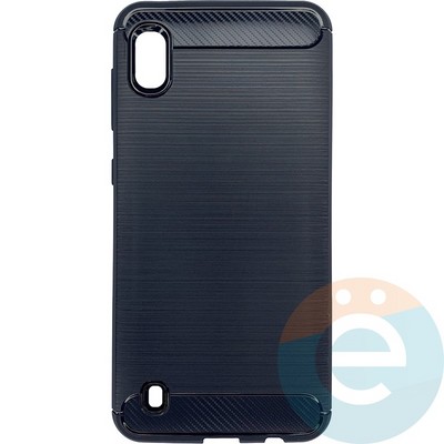 Накладка силиконовая Carbon 360 на Samsung A10 черная - фото 26377