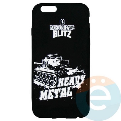 Накладка силиконовая World of Tanks Heavy Metal для iPhone 6/6s (вид2) - фото 26612