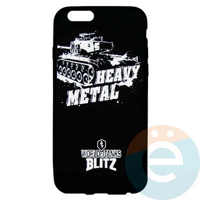 Накладка силиконовая World of Tanks Heavy Metal для iPhone 6/6s (вид3) - фото 26615