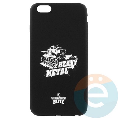 Накладка силиконовая World of Tanks Heavy Metal для iPhone 6/6s Plus (вид1) - фото 26608